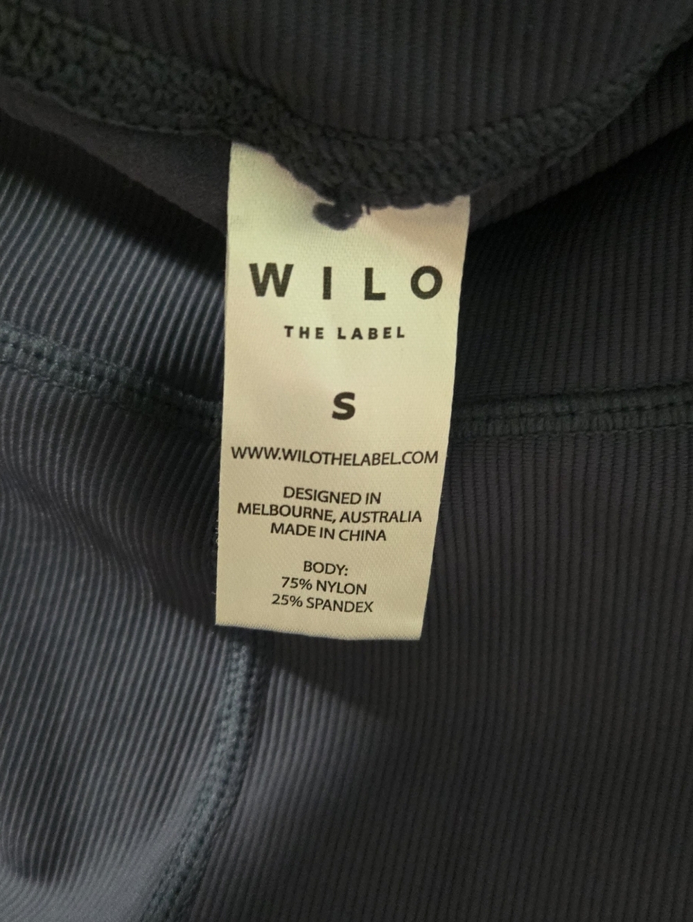 High-Waist Navy Active Leggings - Picture 5 of 5
